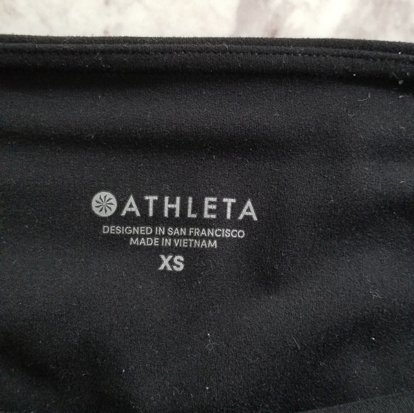 Athleta black tight leggings size XS - Picture 3 of 7